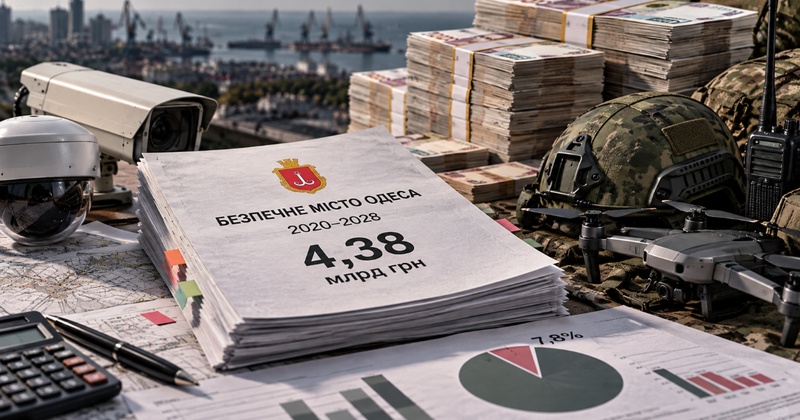 Безпілотники, РЕБ та зброя: в Одесі на програму “Безпечне місто”  заклали 4,38 мільярда
