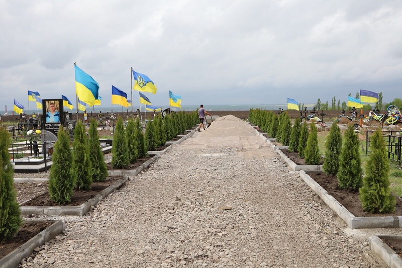 У Первомайську готуються облаштувати Алею Слави на честь загиблих воїнів за 10 мільйонів