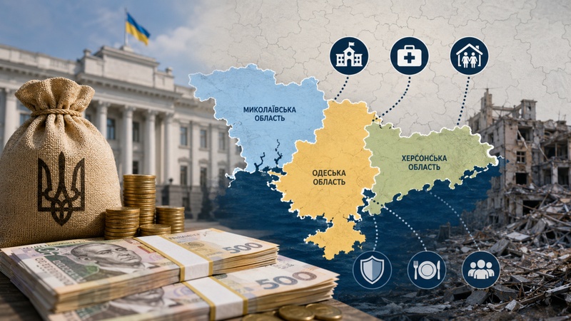 Мільярди з держбюджету: як держава допомагає місцевим бюджетам Півдня України у першому півріччі 2026 року