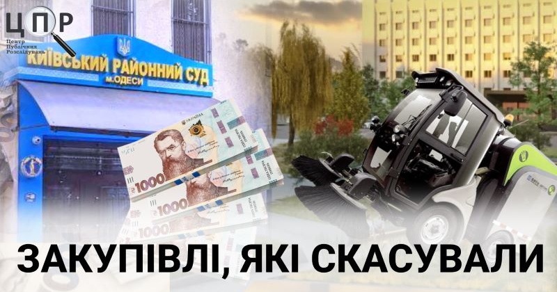 Резонансні тендери Півдня, які скасували під час війни