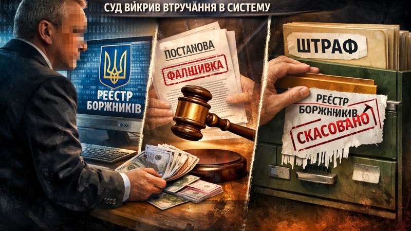 Посадовця з Одещини оштрафували за махінації з реєстром боржників
