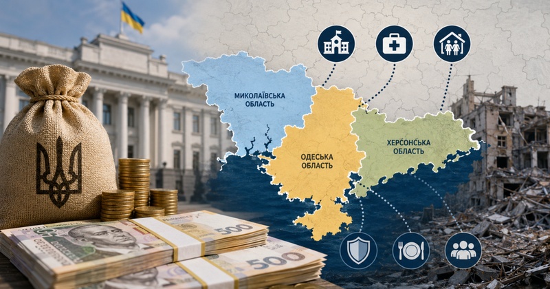 Мільярди з держбюджету: як держава допомагає місцевим бюджетам Півдня України у першому півріччі 2026 року