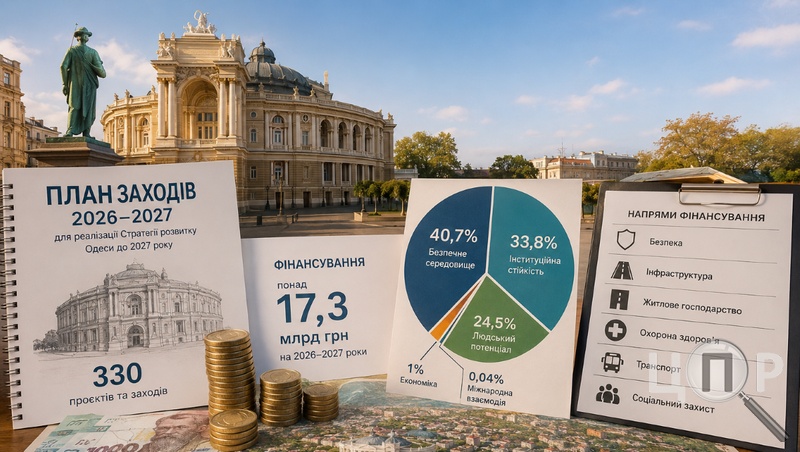 17 мільярдів на 330 проєктів: що заклали у стратегію розвитку Одеси на 2026–2027 роки