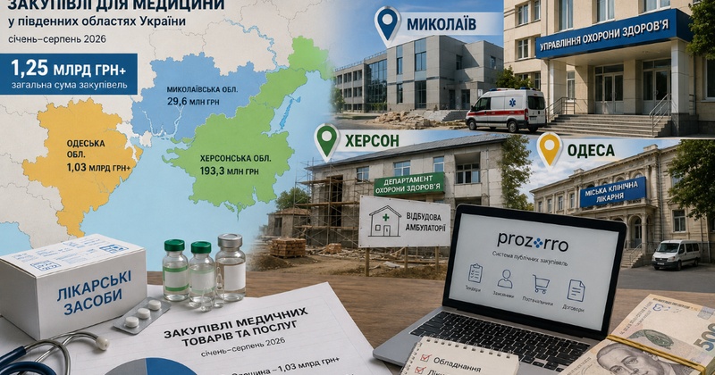 Медицина на мільярди: як в Одесі, Миколаєві та Херсоні купували медобладнання та ремонтували лікарні