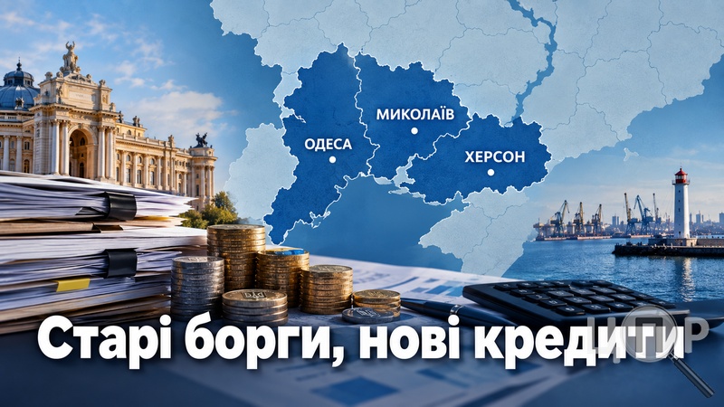 Борги, гарантії та старі позики: скільки винні Одеса, Миколаїв і Херсон