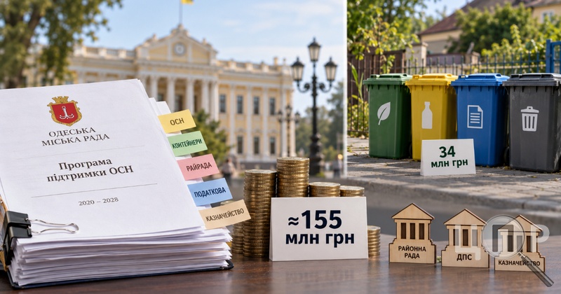 В Одесі 20 мільйонів передбачили податковій і казначейству