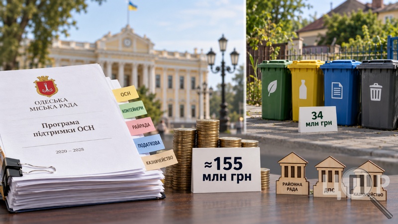 В Одесі 20 мільйонів передбачили податковій і казначейству